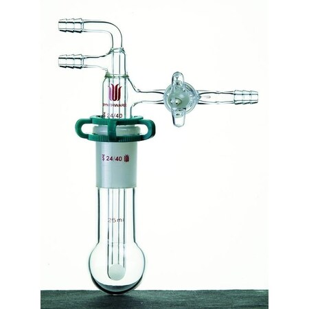 Synthware SUBLIMATOR, WITH 2mm GLASS STOPCOCK, 24/40. D232440G